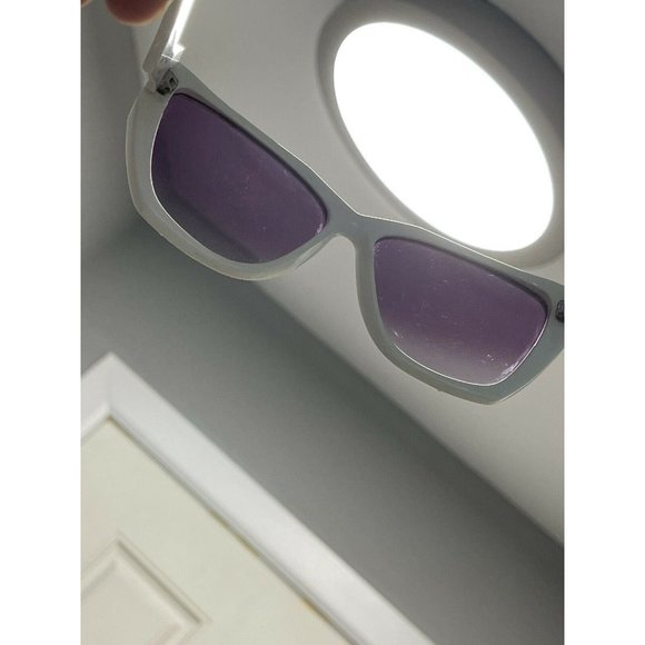 Vintage Albert Nipon White Multicolor Sunglasses Hand Made In USA